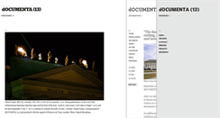 Desktop Screenshot of d13.documenta.de